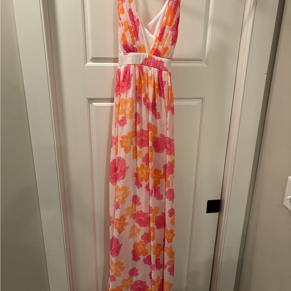 Pink Lily - pink and orange maxi- never worn- size large - Picture 2 of 4